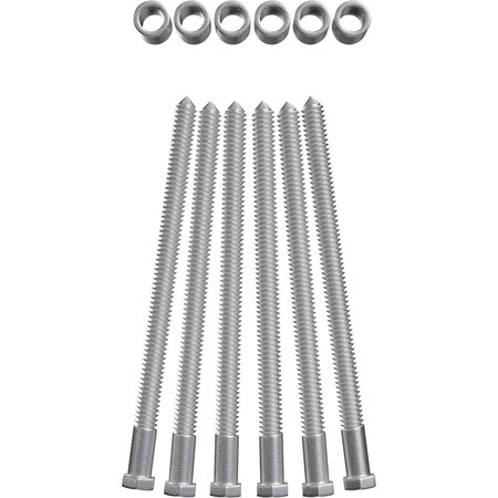 Ekena Millwork Premium 1 1/4" Barn Door Flat Track Extension Hardware for 1 3/8" Door, Silver Metallic GB60013EXXSM